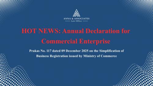 HOT NEWS - ANNUAL DECLARATION - EN